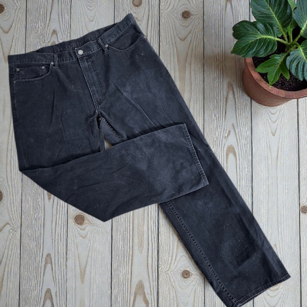 Polo Ralph Lauren Black Jeans Lightweight Cotton Activewear Casual Preppy  40/30